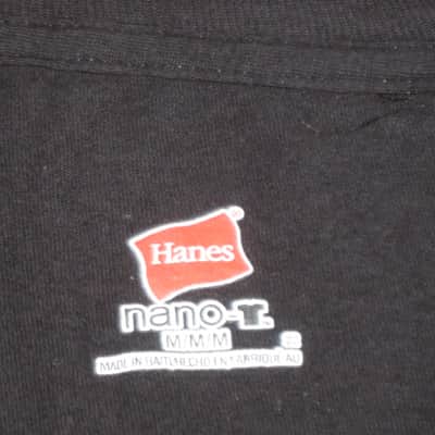 new (NO packaging / NO hang tag) A+ genuine Dunlop TORTEX MEN'S "VINTAGE" T-SHIRT, DSD31MTSM, Size Medium - Black, 100% Cotton, Short Sleeve - Graphic is yellowish-gold (this is NOT a vintage shirt) the graphic / logo is vintage style image 11