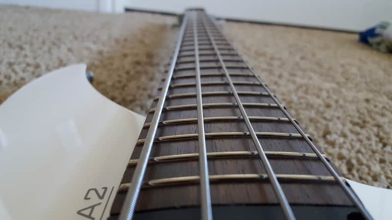 Yamaha RBX A2 A.I.R. Bass Guitar, 4-String, Aircraft Grey/White