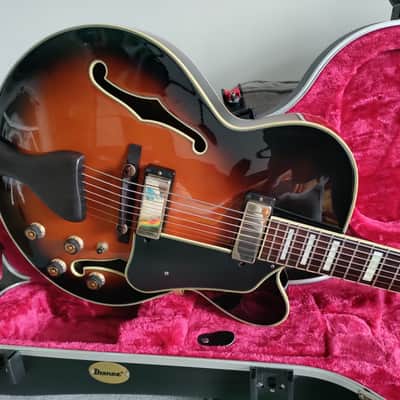 2015 Ibanez AFJ957 VSB 7-String Artcore Expressionist w/OHSC image 3