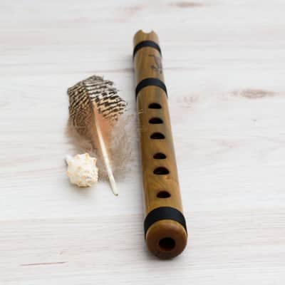 Quena Flute Professional ~ Key in G ~ Guayacan Wood image 3