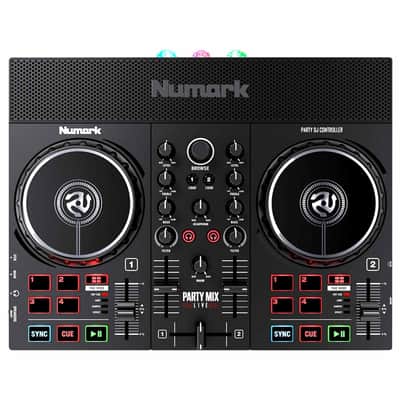 Numark Party Mix Live Built In Light Show & Speakers DJ Controller w Carry Case image 2