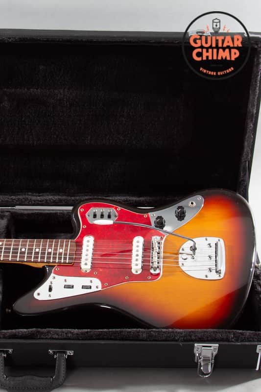 1997 Fender Japan CIJ JG66-85 ’62 Reissue Jaguar 3-Tone Sunburst w/ HSC