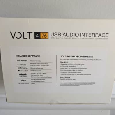 Universal Audio Volt 476 USB-C Audio Interface 2021 - Present - Tan / Gray image 11