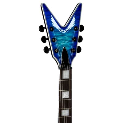 Dean ML Select Quilt Top Electric Guitar, Ocean Burst, Bundle image 5