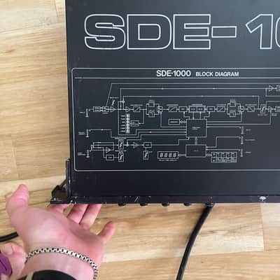 Roland SDE-1000 Digital Delay 1980s - Black image 4