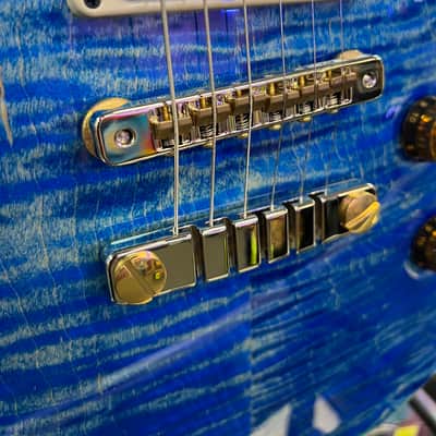 PRS 40th Anniversary McCarty SC56 Singlecut Electric Guitar, Faded Blue Jean with Case image 11