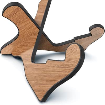 Guitar Stand Wooden Guitar Stand Portable Folding Instrument Holder for Acoustic Classic Electric Bass Guitar (Sapele) image 1
