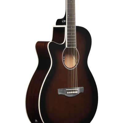 Ibanez AEG7L Left Handed Acoustic Electric Guitar, Dark Violin Sunburst image 7