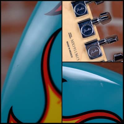 Fender Limited Edition Tyler The Creator Signature Stratocaster Golf Le Fleur Artwork 2019 w/Gigbag image 12