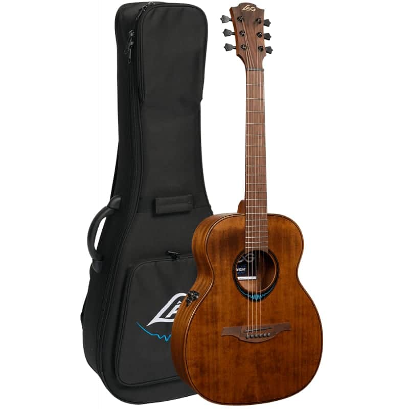 Lag TBW1TE-BRW | Travel Guitar w/ BlueWave. New with Full Warranty! image 1