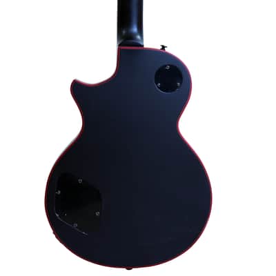 10S Custom GF Single Cut Baritone Electric Guitar Fire Red Burst image 4