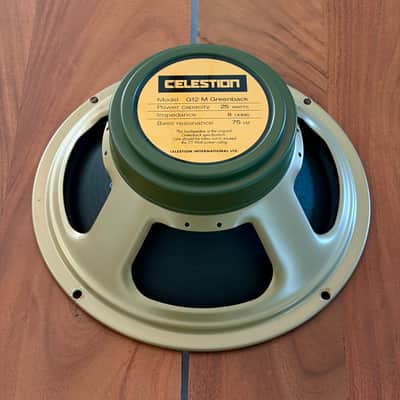1987 Celestion G12M-70 8 Ohms, 70 Watts - Made-in-England