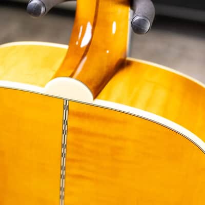 Epiphone 1957 SJ-200 Reissue Acoustic/Electric Guitar - Antique Natural with Hardshell Case imagen 9