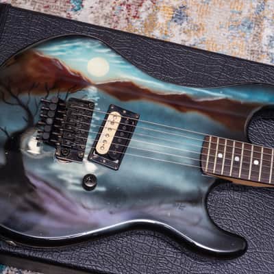 Kramer Baretta 1986 - Kline "Fantasy Night Scene" Graphic image 4
