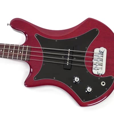 1980 Guild B-301 Bass Left Handed - Cherry Finish - Original Case - Rare Lefty! image 4