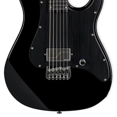 ESP LTD SN-1 HT Baritone Electric Guitar. Black image 1
