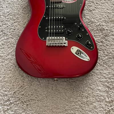 Fender FSR Stratocaster 2015 MIM HSS Limited Edition Metallic Red Rare Guitar image 2