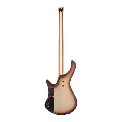 Used Ibanez EHB600CCM Ergonomic Headless Bass - Charred Champagne Burst Matte image 3