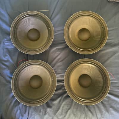 1984 Celestion G12H-100 T3754 16Ohm 1105 Cone Speaker Set RARE! image 2