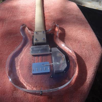 Left Handed 2017 Acrylic Bass guitar image 6