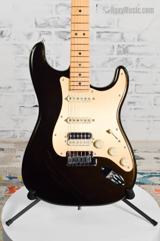 Used Fender American Ultra Stratocaster HSS Electric Guitar Texas Tea w/Case image 1