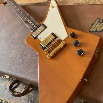 Gibson 2000 Limited Edition Antique Natural Explorer 1976 Reissue & OHSC image 5