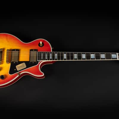 2013 Gibson Custom Shop Les Paul Custom - Heritage Cherry Sunburst | USA Long Neck Tenon 490R / 498T Humbucker Pickups 4.4kg | CoA OHSC image 3