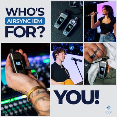 AirSync IEM Professional Wireless In Ear Monitors image 5