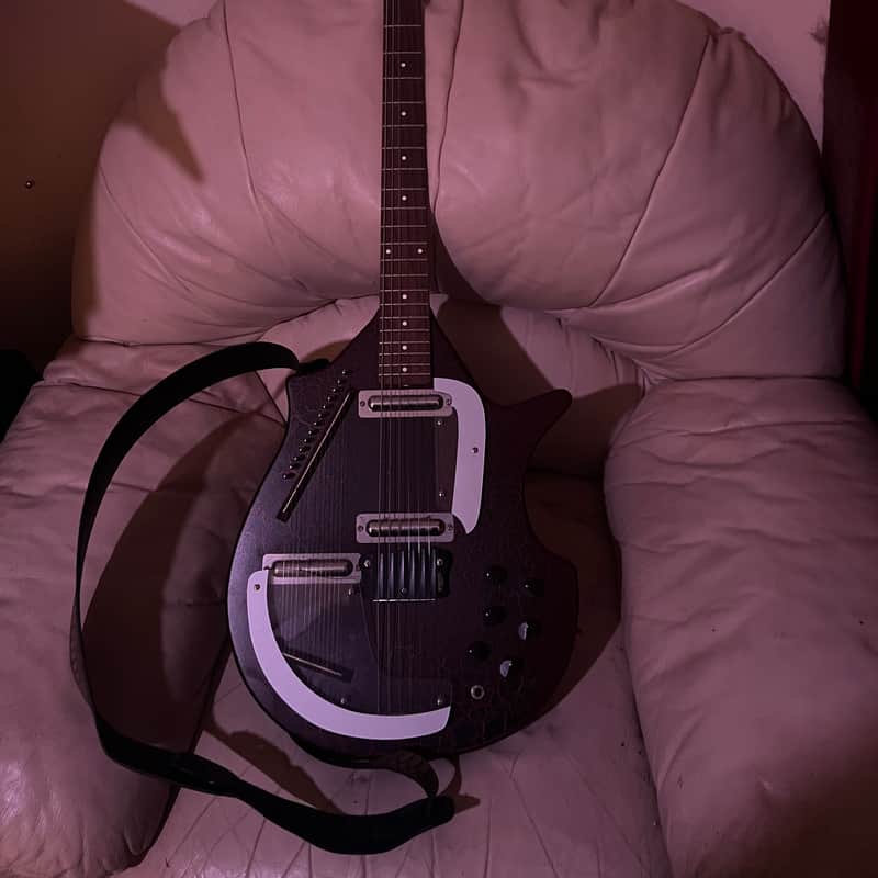 2022 – Present Danelectro Sitar Red Crackle