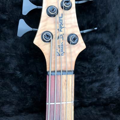 Roscoe Century 3005 J 34" scale Jazz Bass Guitar + custom upgrades extras Purpleheart Maple Ash image 10