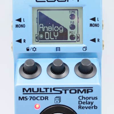 Zoom MS-70CDR Chorus / Delay / Reverb Multi Guitar Effect Pedal 017200 image 3