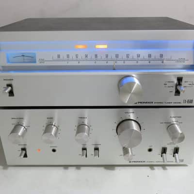 PIONEER 2PC SA-6500 INTEGRATED AMP + TX-6500 TUNER RECAPPED PRO SERVICED + LED's image 2