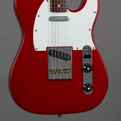 2004 Fender Muddy Waters Telecaster MOD (Mexico, Candy Apple Red, Fender HSC) image 2