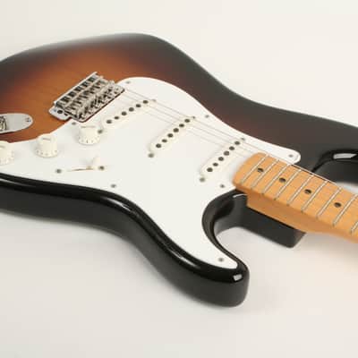 Fender Custom Shop Limited Edition 70th Anniversary 1954 Stratocaster Time Capsule Package 1-Piece Quartersawn Maple Neck Fingerboard Wide-Fade 2-Color Sunburst XN5636 image 5
