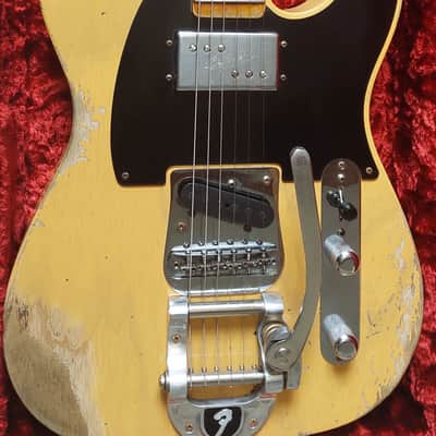 FENDER Cunife Blackguard Telecaster Heavy Relic MN Aged Butterscotch Blonde - Factory Bigsby image 2