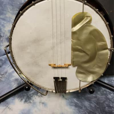 Vintage RARE 1925 Prewar The Gibson TB-2 Tenor Banjo Original Rest Pickguard Hardshell Case image 2