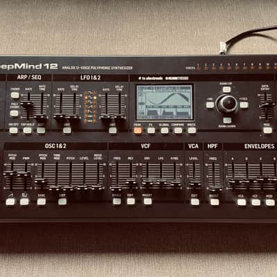 Behringer DeepMind 12D Desktop 12-Voice Polyphonic Analog Synth Module 2016 - Present - Black image 2