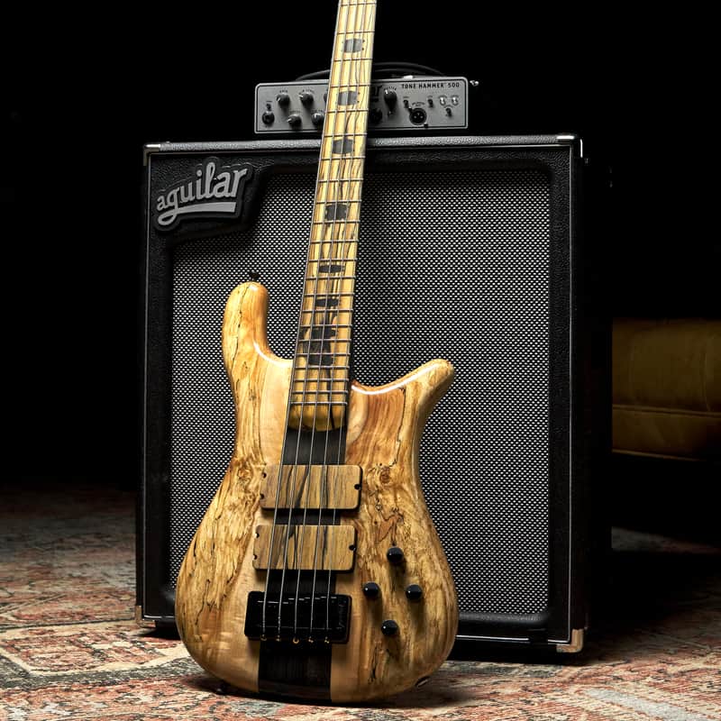 Spector USA Woodstock Custom Collection NS-5XL Rob Spalted Maple image 1