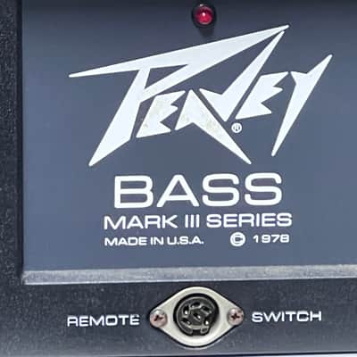 Peavey Peavey Bass Mark III Series 400B 1978 - Black Serviced W/CAB image 7