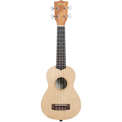 Kala Brand Satin Spruce Top Mahogany Soprano Ukulele KA-15S-S image 4
