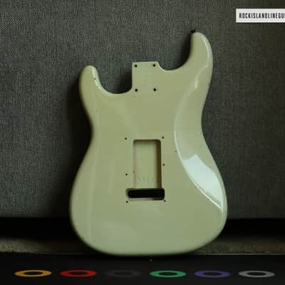 Fender Custom Shop 1960 Stratocaster Body - 2001 Relic Aged Olympic White image 2