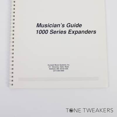 Kurzweil Musicians Guide 1000 AX Plus Acoustic Expander Manual VINTAGE DEALER image 2