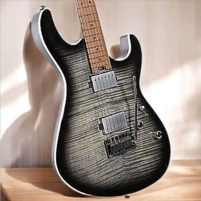 Cort G290 FAT II TBB Double Cutaway Electric Guitar – Trans Black Burst image 5