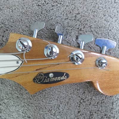 Vintage 1970s Tesico Lyle Electric Bass Guitar MIJ Japan Sunburst Short Scale image 6