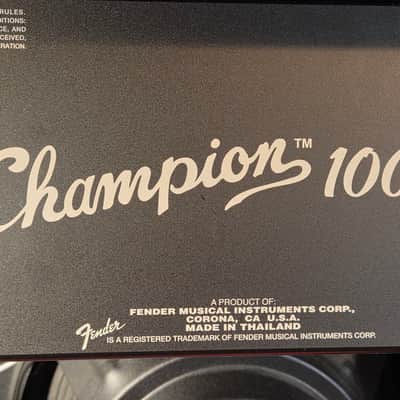 Fender Champion 100 2-Channel 100-Watt 2x12" Solid State Guitar Combo image 12
