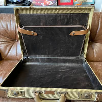 Vintage 1980s Fender Tweed Briefcase image 3