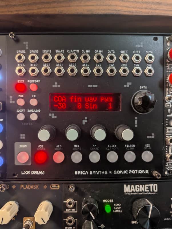 Erica Synths LXR Drum Eurorack Module 2022 - Present Black image 1