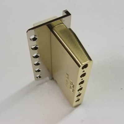 KGC MEGA-MASS Brass Tremolo Block - MIM Stratocaster - 2-1/16" Spacing-  Usually Custom Order! image 9