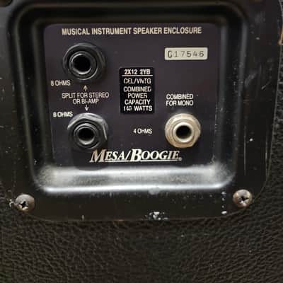 Mesa Boogie Split Back 140-Watt 2x12" Guitar Speaker Cabinet image 2