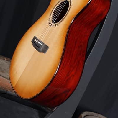 Bedell Revolution Orchestra Adirondack Spruce / Cocobolo - Tanned Leather Burst image 4